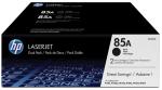 HP toner CE285AD 85A, zwart, 2 x 1.600 p