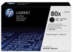 HP toner 80XD CF280X zwart - 2x (duopack