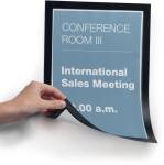 Durable Duraframe Magnetic A4 zwart, in 