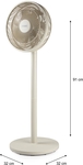 Domo statiefventilator Sand Storm, diameter 30,5 cm