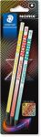Staedtler Norix grafietpotlood, HB,3 stu