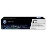 HP toner CE310AD 126A noir, 2 X 1000 pag