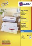 Avery mini-etiketten 38,1x21,2mm, 100 bl