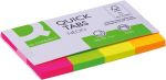 Q-CONNECT Quick Tabs, ft 20 x 50 mm, 4 x