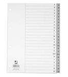 Q-Connect alfabetische tabbladen, A4, PP