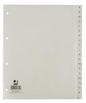 Q-Connect alfabetische tabbladen, A4, PP