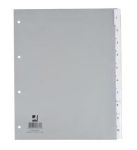 Q-Connect neutrale tabbladen, A4, PP, 10