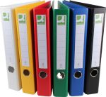 Q-CONNECT classeur, pour ft A4, entièrement en PP, dos de 5 cm, couleurs assorties