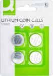 Q-CONNECT piles bouton CR2025, blister 4
