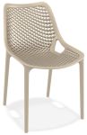 Chaise de cantine / chaise de patio Air beige