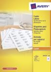 Avery Kopieeretiketten 70 x 37 mm wit   