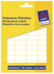 Zweckform kantooretiket 29x18mm wit