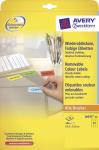 Avery 63,5X33,9 Geel Ilc 20P