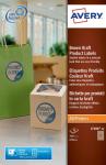 Avery étiquettes RONDE Ø60MM 240P KRAFT