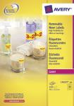 Avery etiketten 38,1 x 21,2 mm, 65/blad,