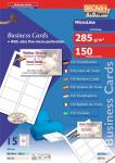 Decadry visitekaarten ft 85 x 54 mm, 285