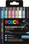 Uni POSCA paintmarker PC-1MR, 0,7 mm, 8 