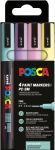 Uni POSCA paintmarker PC-3M, 1,5 mm, 4 s
