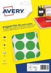 Avery PET30V ronde markeringsetiketten, 
