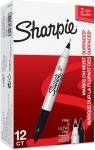 Sharpie permanente marker, twin tip, zwa