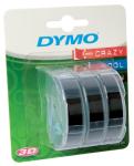 Dymo cassettes de ruban D3 blanc/noir