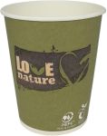 Drinkbeker Love Nature, uit karton,150ml