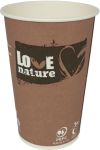 Drinkbeker Love Nature, uit karton,180 m