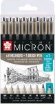 Sakura tekenstift Pigma Micron setvan 7+