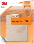 3M Pads, Extra soft, ft 24 x 22 mm,blist