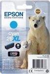 Epson cartouche d'encre 26XL cyan,700 pa