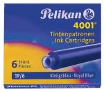 Pelikan inktpatronen 4001 koningsblauw, 