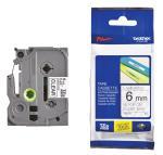 Brother P-Touch 6 mm zwart op helder