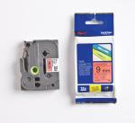 Brother ruban TZ-421 9mm noir sur rouge.