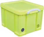 Really Useful Box 35l neon jaune avec po