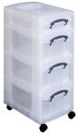RUB trolley van opbergdozen 3 x 9 liter 
