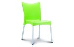 Juliette stapelbare stoel, voor binnen en buiten, lichtgroen