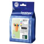 Brother inktcartridge 4 kleuren valuepack LC-3217 BKCMY